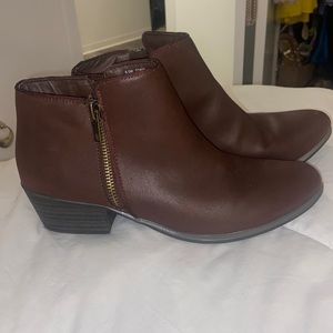 Brown booties